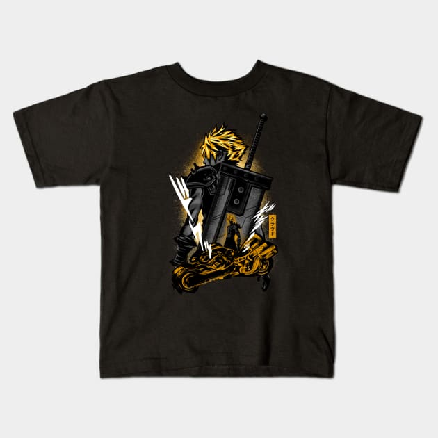 Strife & Fenrir Kids T-Shirt by HyperTwenty